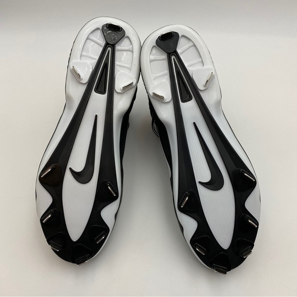 NEW Nike Air Huarache Pro Mid Metal Men’s Baseball Cleats 13 Black 599235-001 - Picture 7 of 8